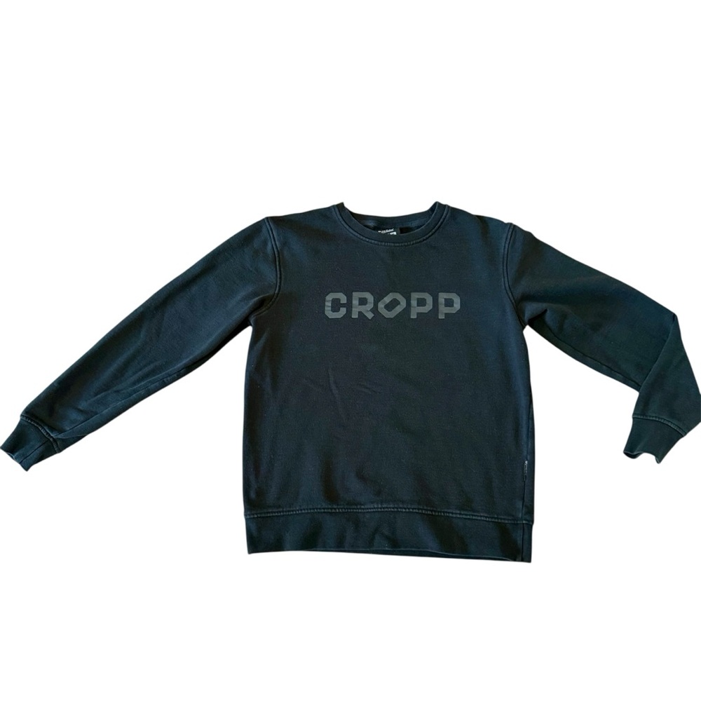 Cropp Unisex Black Sweatshirt/Jogger- Size Medium - Cotton Blend Casual